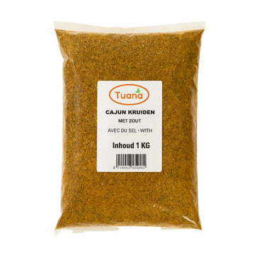 Cajun Kruiden met zout - 1 kg